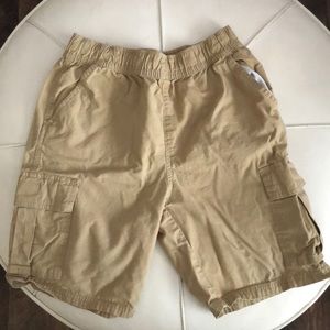 Boys pull on husky cargo shorts